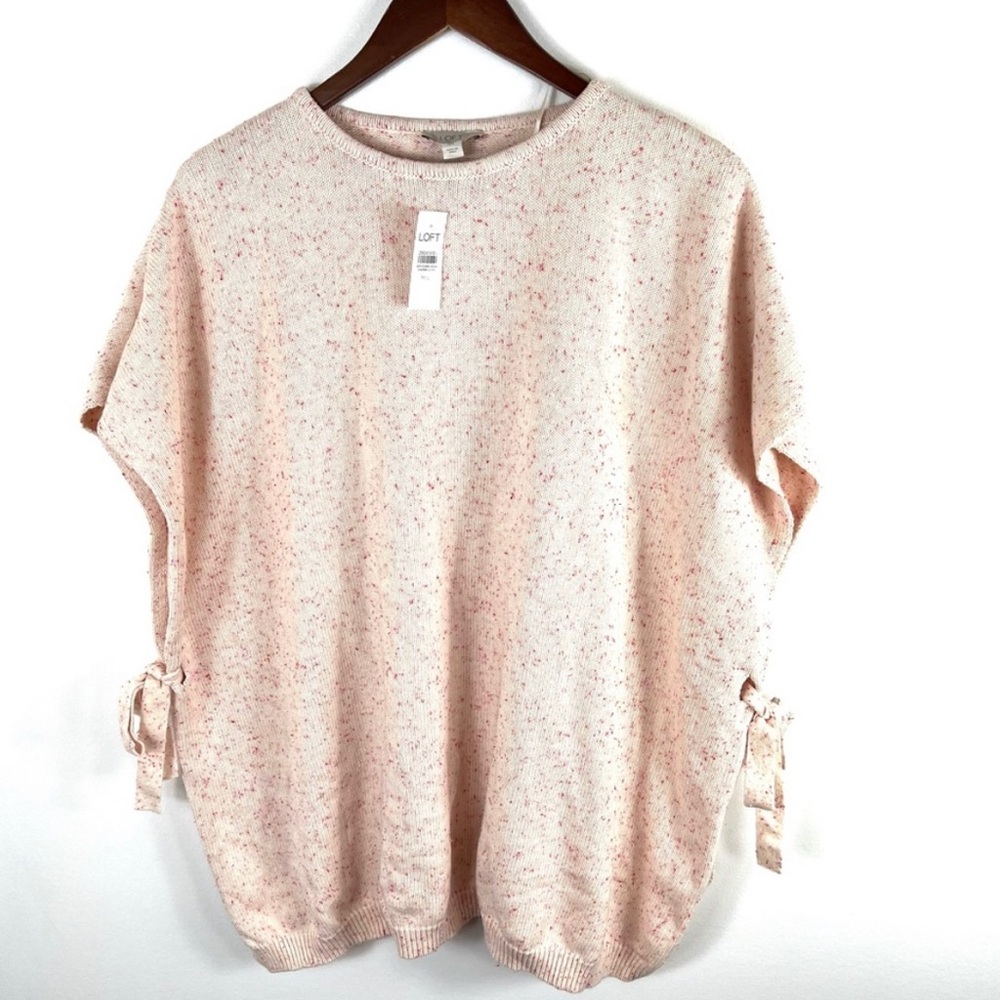 Loft Speckled Sweater Poncho